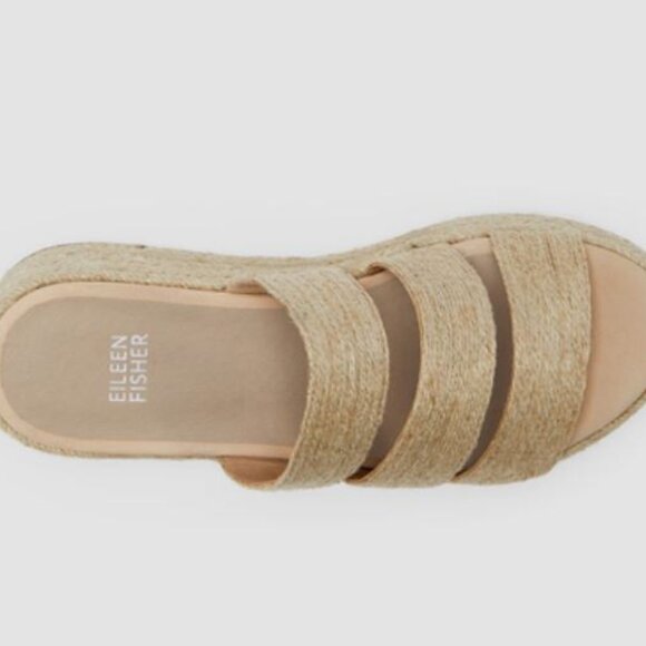 *NIB* EILEEN FISHER MAYLA JUTE ESPADRILLE SLIP ON SANDAL_$185_sz 9 - Picture 3 of 6